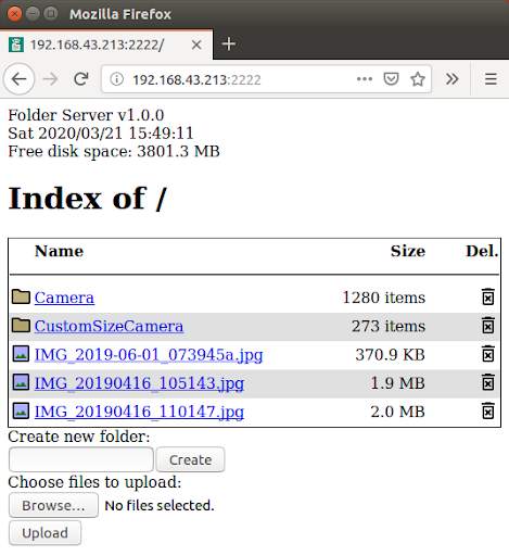Folder Server - WiFi file access screenshot 3