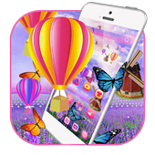 The hot air balloon icon