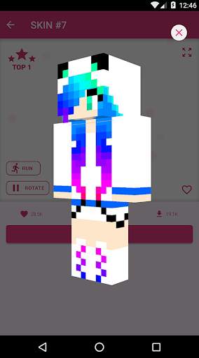 Skin Editor 3D for Minecraft screenshot 1