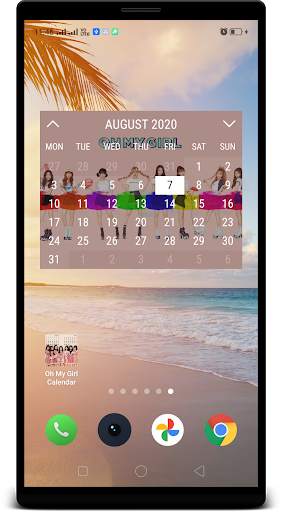 OH MY GIRL Calendar Widget screenshot 2