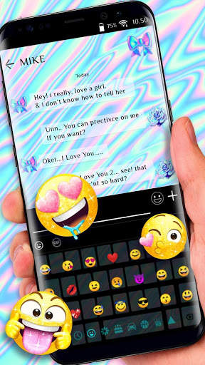 Holographic Keyboard Theme screenshot 3