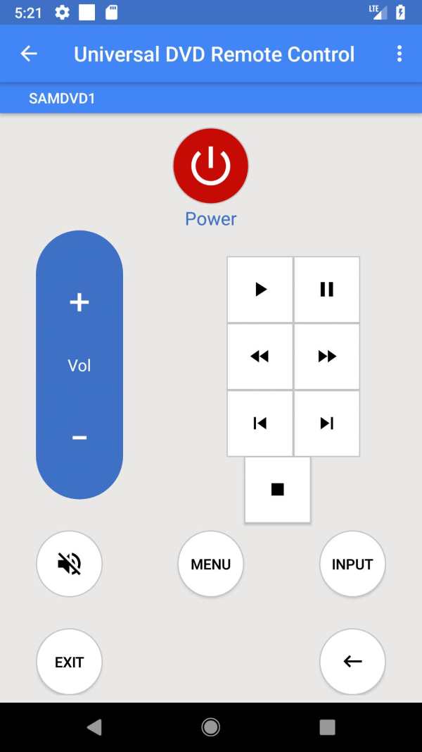 Universal DVD Remote Control screenshot 5