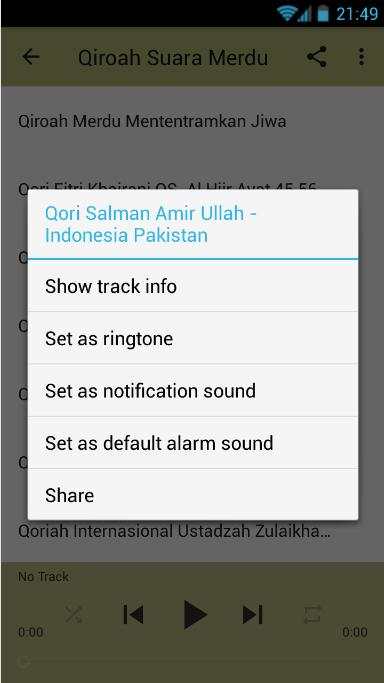 Qiroah Suara Merdu - Offline screenshot 3