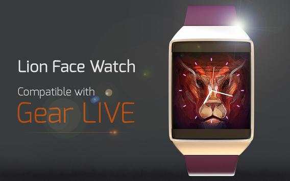 Lion Face Watch 3 تصوير الشاشة