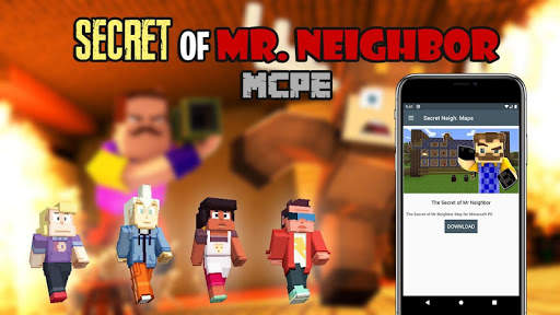 The Secret of Mr Neighbor for Minecraft PE screenshot 2