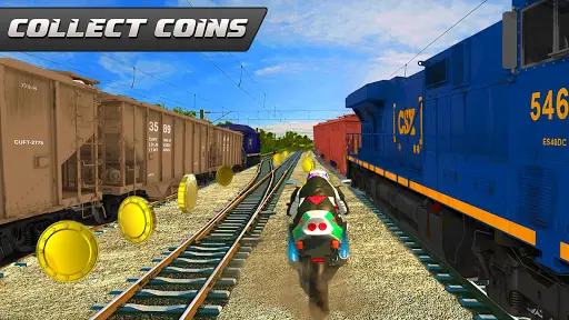 EZ Drive - Train Racer - Train Surfer, Bike Race screenshot 6