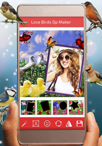Love Birds DP for Insta/FB 1 تصوير الشاشة
