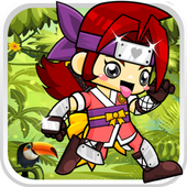 Princess Jungle Run أيقونة