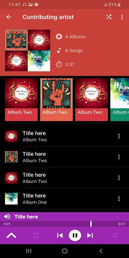 Mp3 Music Player Free screenshot 6