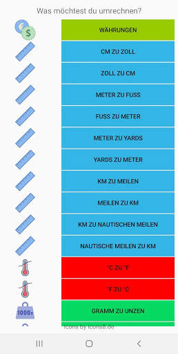 Convert It All -  Währungen & Einheiten umrechnen screenshot 3