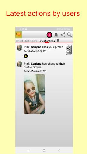 Sweet Chat – Chat Meet Date 4 تصوير الشاشة