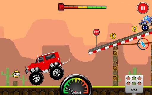 Monster Climb Racing- Real Racer Free Racing Games screenshot 4