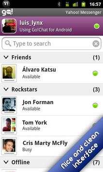 Go!Chat for Yahoo! Messenger screenshot 1