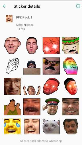 Stickers Emotes from Twitch for WhatsApp screenshot 4