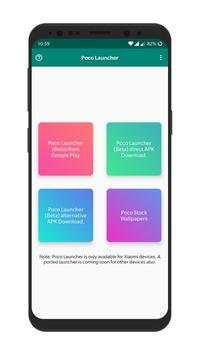 Poco Launcher & Wallpapers Unofficial screenshot 1