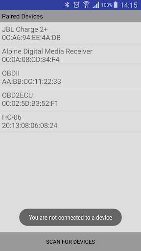 ECU OBD BLUETOOTH WIFI ELM327 screenshot 4