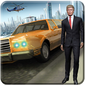 Limousine Car Driving President Security Car Games icon