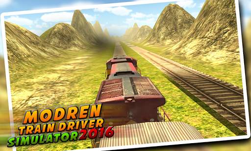 Modern Train Drive Sim 2016 screenshot 5