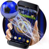 Football Club 3D blue theme on 9Apps