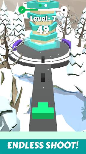 Stacky Tower Breaker: Fire Shooting Stack Ball 3D screenshot 3