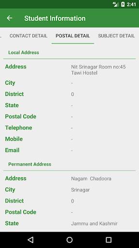 NIT Srinagar Student Diary screenshot 3