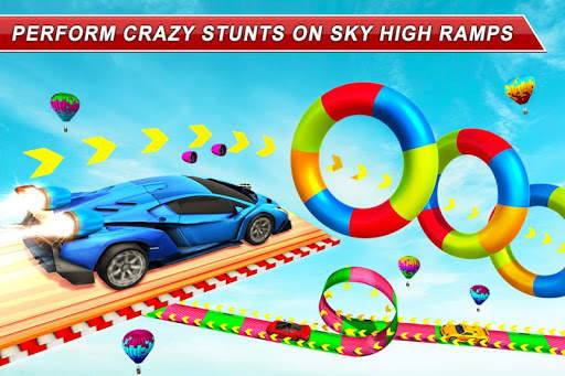 Jet Car Ramp Stunt Games screenshot 3