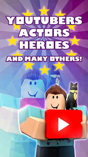 Youtubers' skins for Roblox скриншот 1