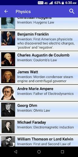 Know a Scientist - Inventions,Glossary,Facts,Quiz скриншот 3