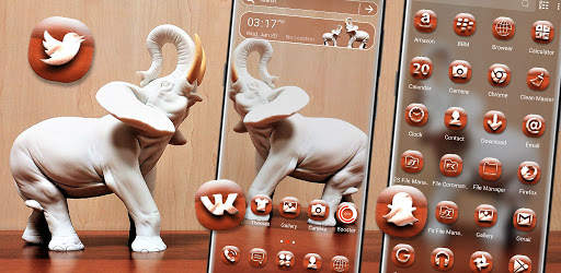 Cute Elephant Launcher Theme screenshot 8
