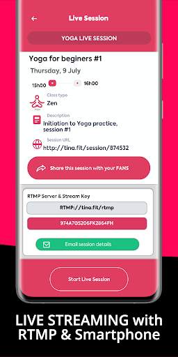TINA - Fitness Instructor's APP screenshot 4