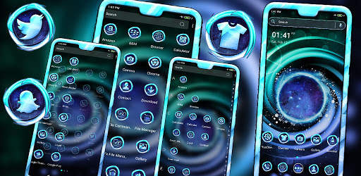 Spiral Nebula Launcher Theme screenshot 5