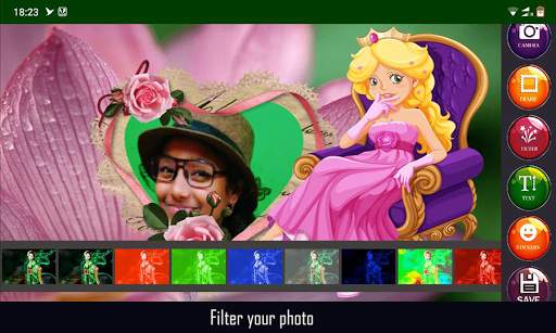Princess  Photo  Frames: Square Landscape Potrait 8 تصوير الشاشة