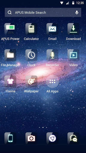 Dream sky-APUS Launcher theme screenshot 2