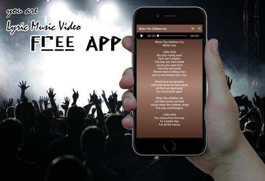White Lion App Lyric Music Video screenshot 4