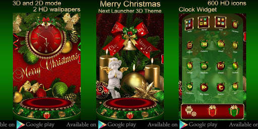 Merry Christmas Go Launcher theme screenshot 7