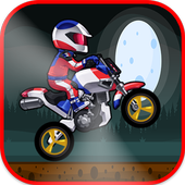 Dirt bike Xtreme Crazy wheels icon