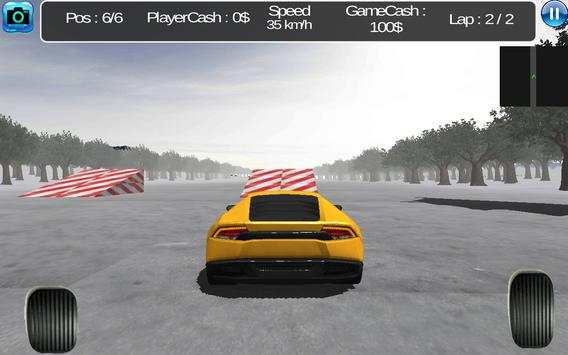 Snow Car Racing screenshot 4