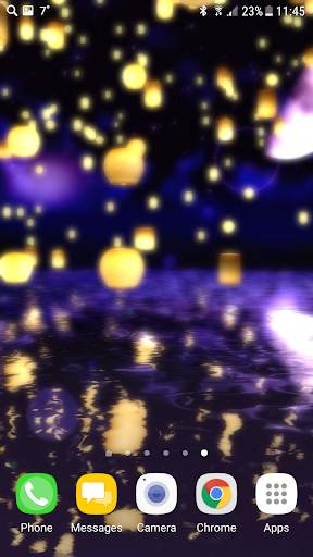Lanterns 3D live wallpaper screenshot 3