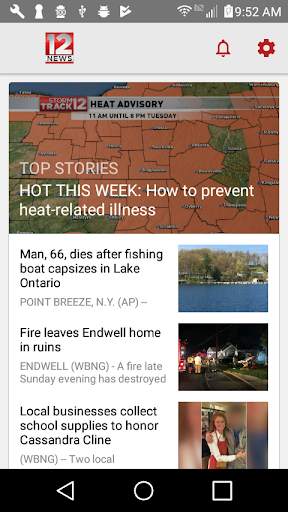 WBNG 12 News screenshot 1
