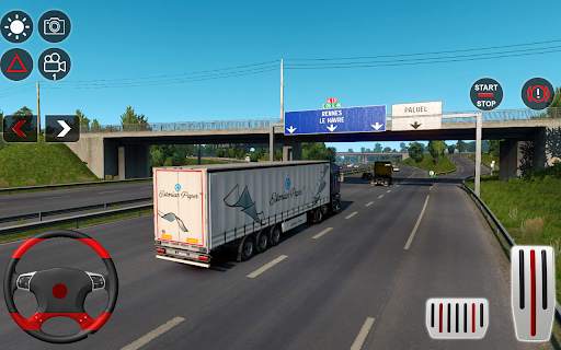 Euro Truck Driving Games Sim screenshot 3