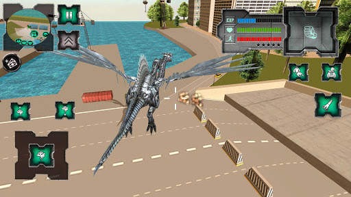 Flying Dragon Robot Simulator :Transformation War screenshot 3