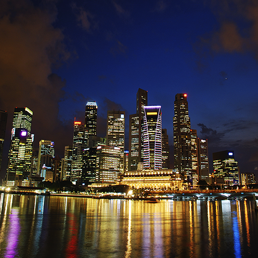 Singapore Night Live Wallpaper icon
