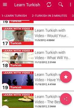 Learn Turkish Language. Speak Turkish screenshot 5