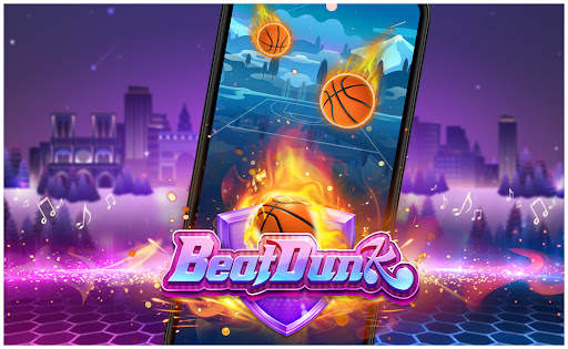 Beat Dunk - Free Basketball with Pop Music screenshot 1