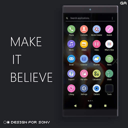 Edition XPERIA Theme | 🎨Desig screenshot 7