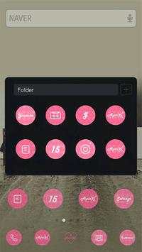 Pink LUV LINELauncher Theme screenshot 3