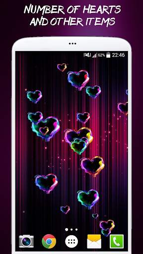 Magic Hearts Live Wallpaper screenshot 1