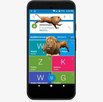 funny lion on screen screenshot 2