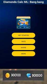 Diamonds Calc for Mobile Legend bang bang Free screenshot 2