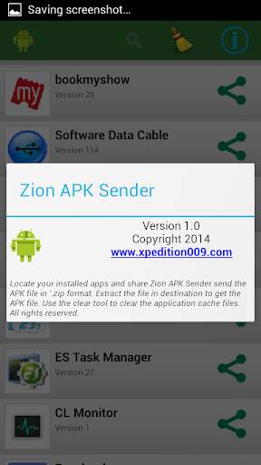 Zion APK Sender screenshot 3